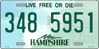 NH license plate 3485951