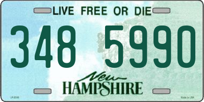 NH license plate 3485990