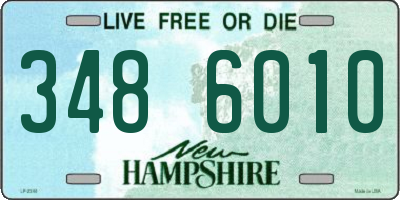 NH license plate 3486010