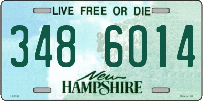 NH license plate 3486014