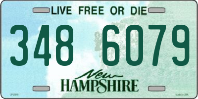 NH license plate 3486079