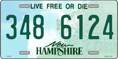 NH license plate 3486124