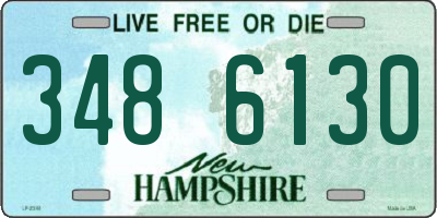 NH license plate 3486130