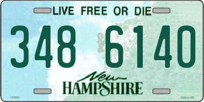 NH license plate 3486140