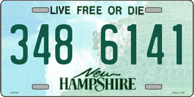 NH license plate 3486141