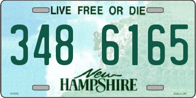 NH license plate 3486165