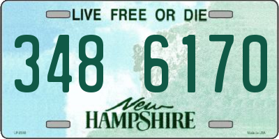 NH license plate 3486170