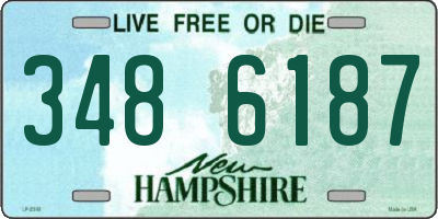 NH license plate 3486187