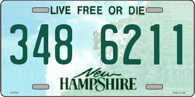 NH license plate 3486211