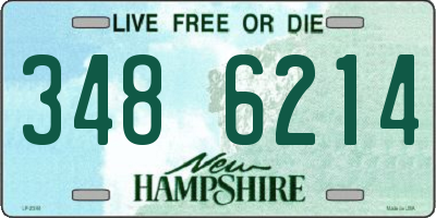 NH license plate 3486214