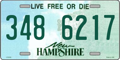 NH license plate 3486217
