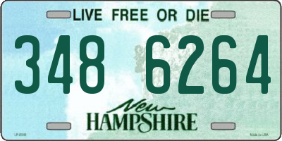 NH license plate 3486264