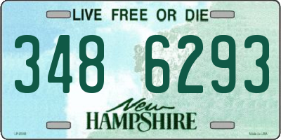 NH license plate 3486293