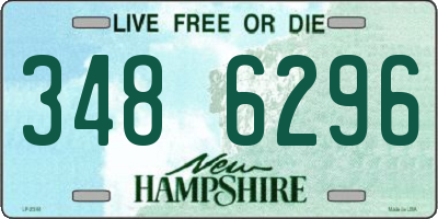 NH license plate 3486296