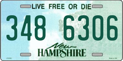 NH license plate 3486306