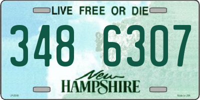 NH license plate 3486307