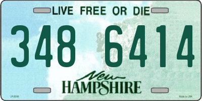 NH license plate 3486414
