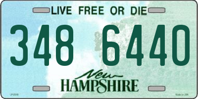 NH license plate 3486440