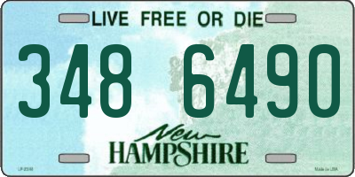 NH license plate 3486490