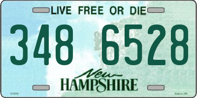 NH license plate 3486528