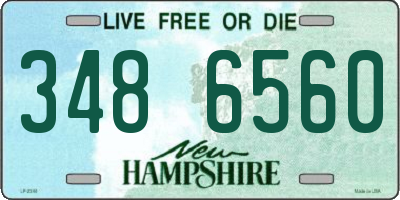NH license plate 3486560
