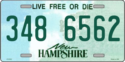 NH license plate 3486562