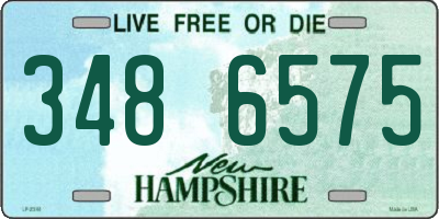 NH license plate 3486575