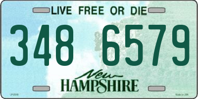 NH license plate 3486579