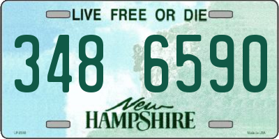 NH license plate 3486590