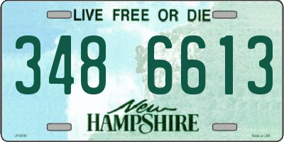NH license plate 3486613