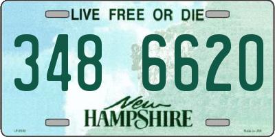 NH license plate 3486620
