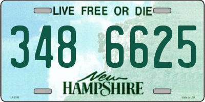 NH license plate 3486625