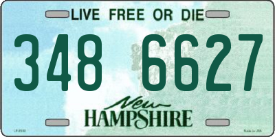 NH license plate 3486627