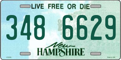 NH license plate 3486629
