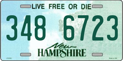NH license plate 3486723