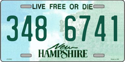 NH license plate 3486741