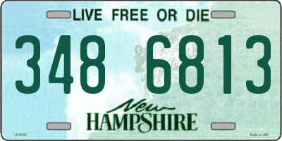 NH license plate 3486813
