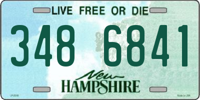 NH license plate 3486841