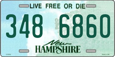 NH license plate 3486860