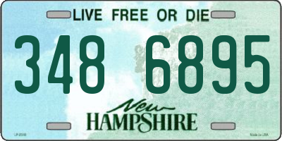 NH license plate 3486895