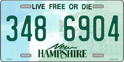 NH license plate 3486904