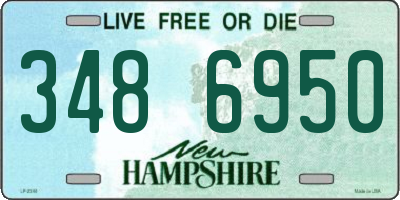 NH license plate 3486950