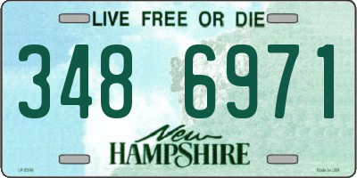 NH license plate 3486971