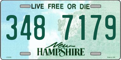 NH license plate 3487179