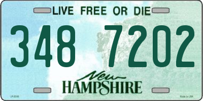 NH license plate 3487202