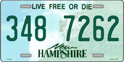 NH license plate 3487262