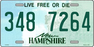 NH license plate 3487264