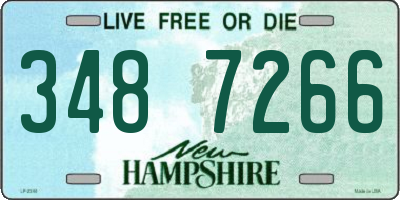 NH license plate 3487266