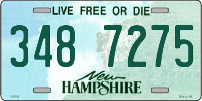 NH license plate 3487275