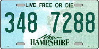 NH license plate 3487288